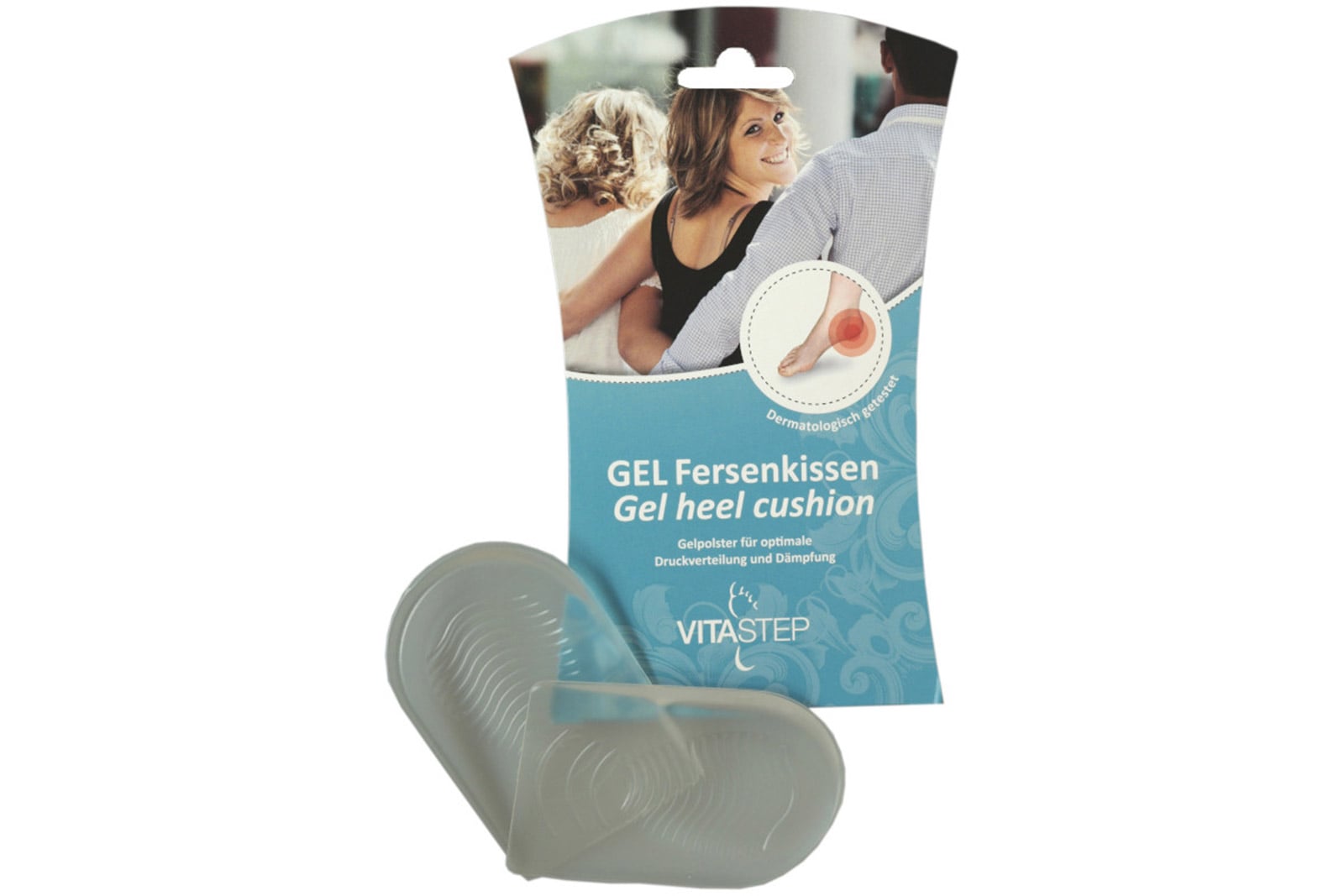 Gel Fersenpolster – unsichtbar & druckverteilend