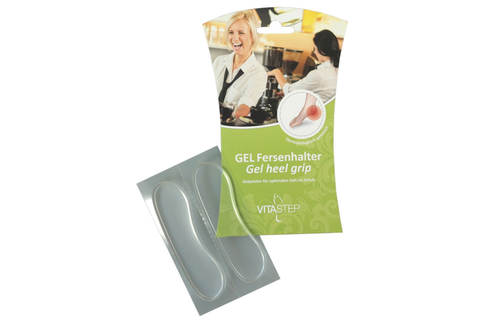Transparenter Gel Fersenhalter – stabil & angenehm