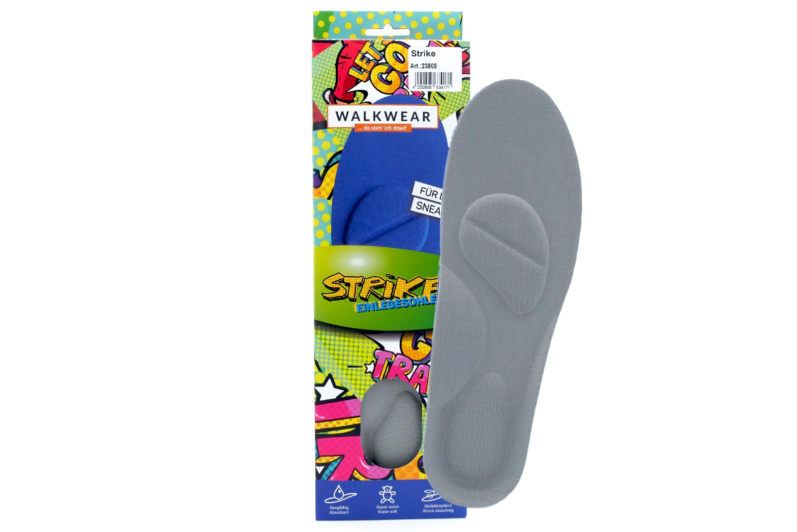 Sneaker Innensohle mit Druckverteilung & Strike