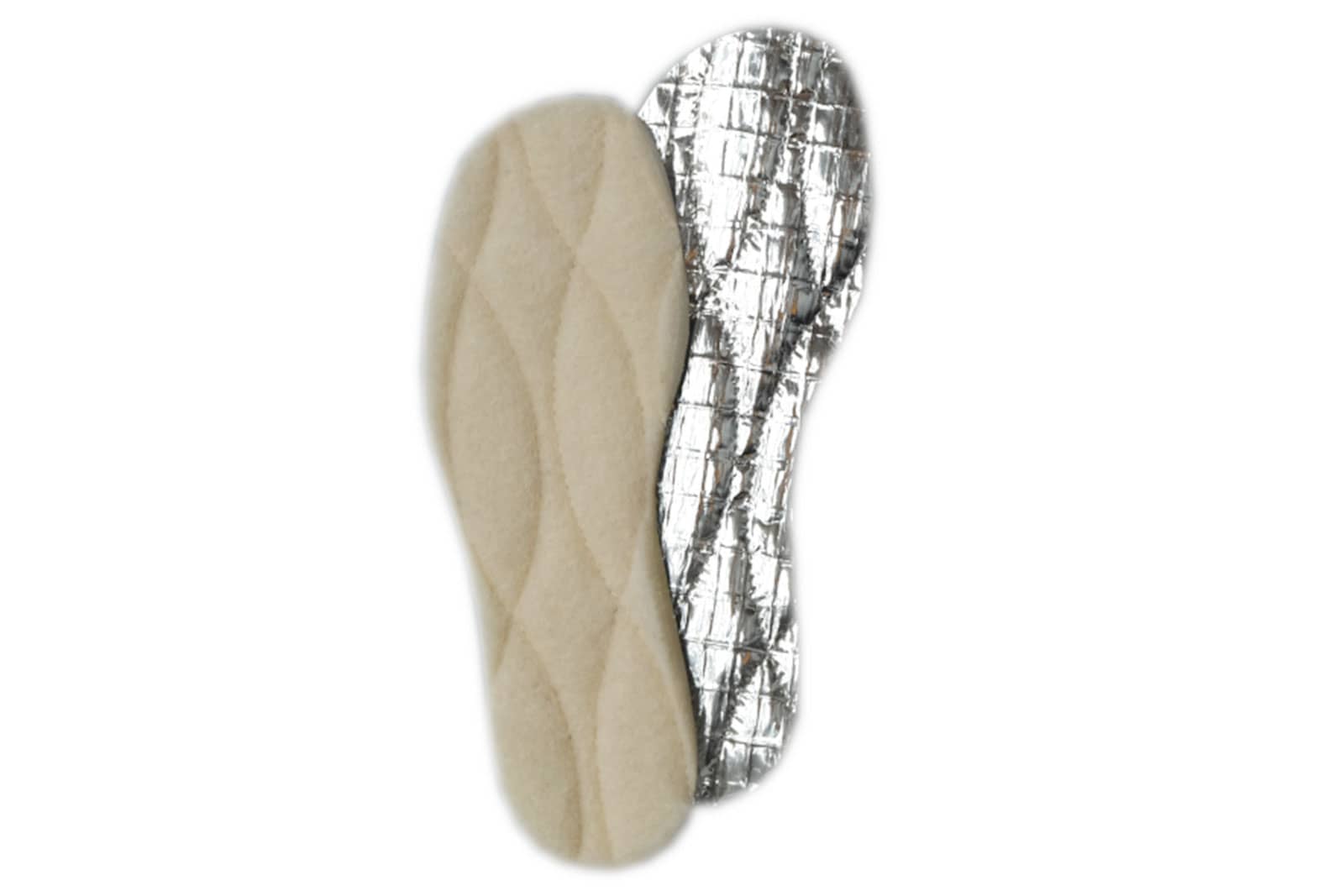 Winterfeste Alu Kindersohle mit Schurwolle