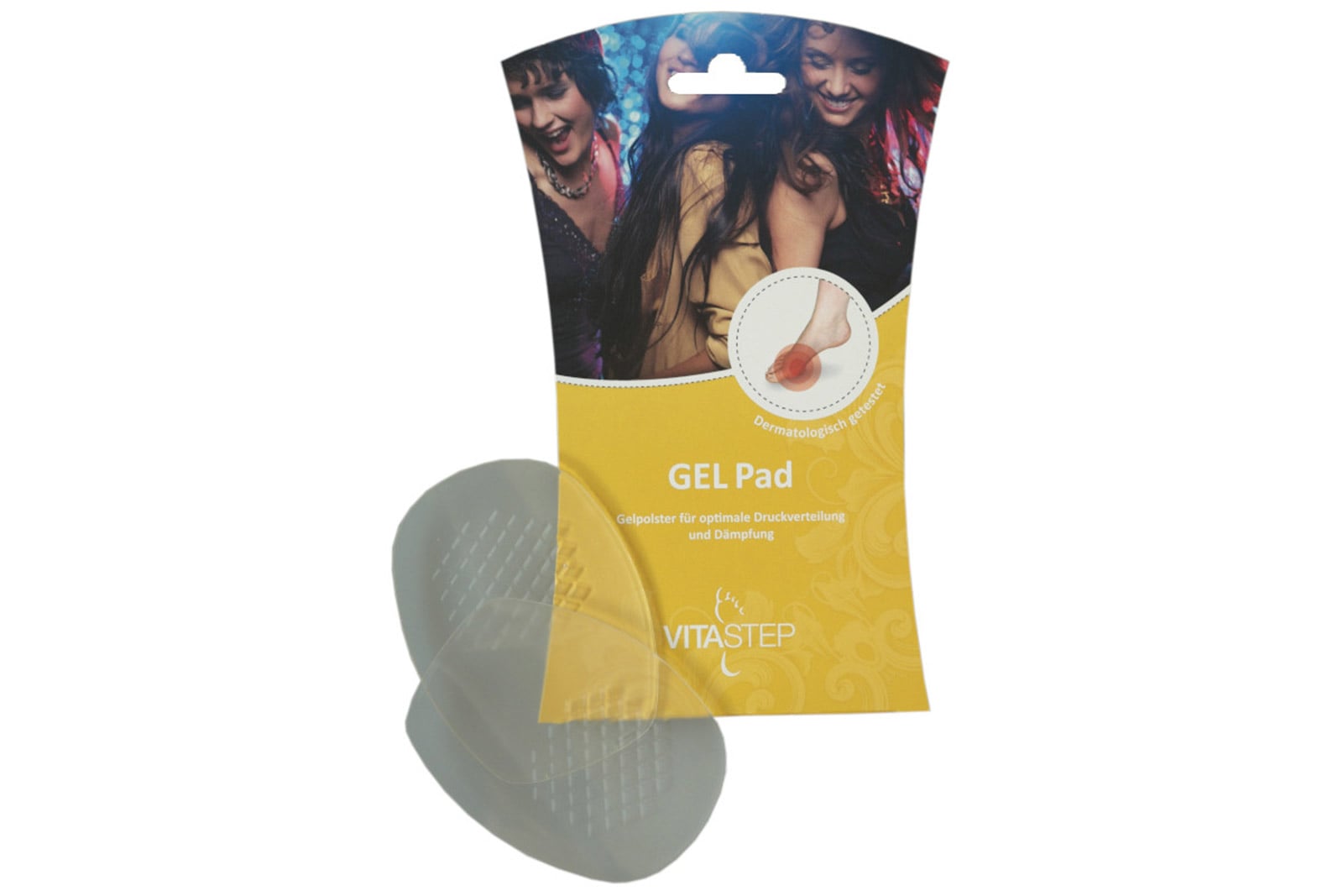 Transparentes Gel Pad – selbstklebend & weich
