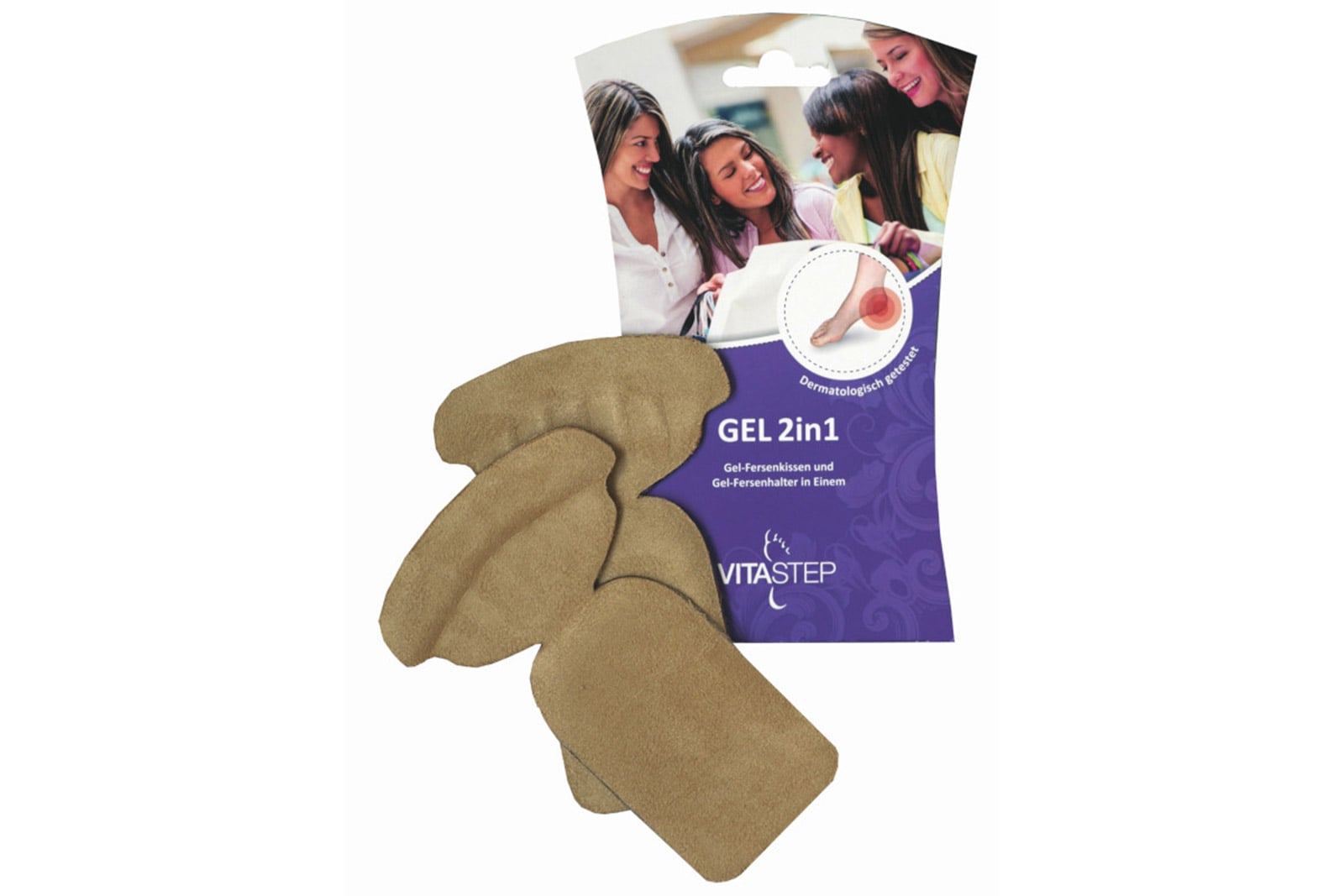 Gel 2in1 Fersenpad – Dämpfung & Halt vereint