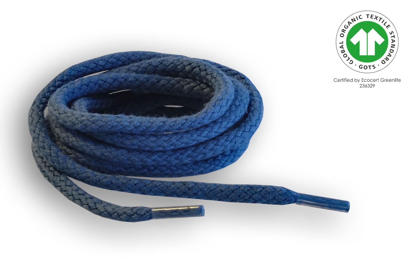 GOTS-zertifizierte Bio-Baumwoll-Kordel für Sneaker