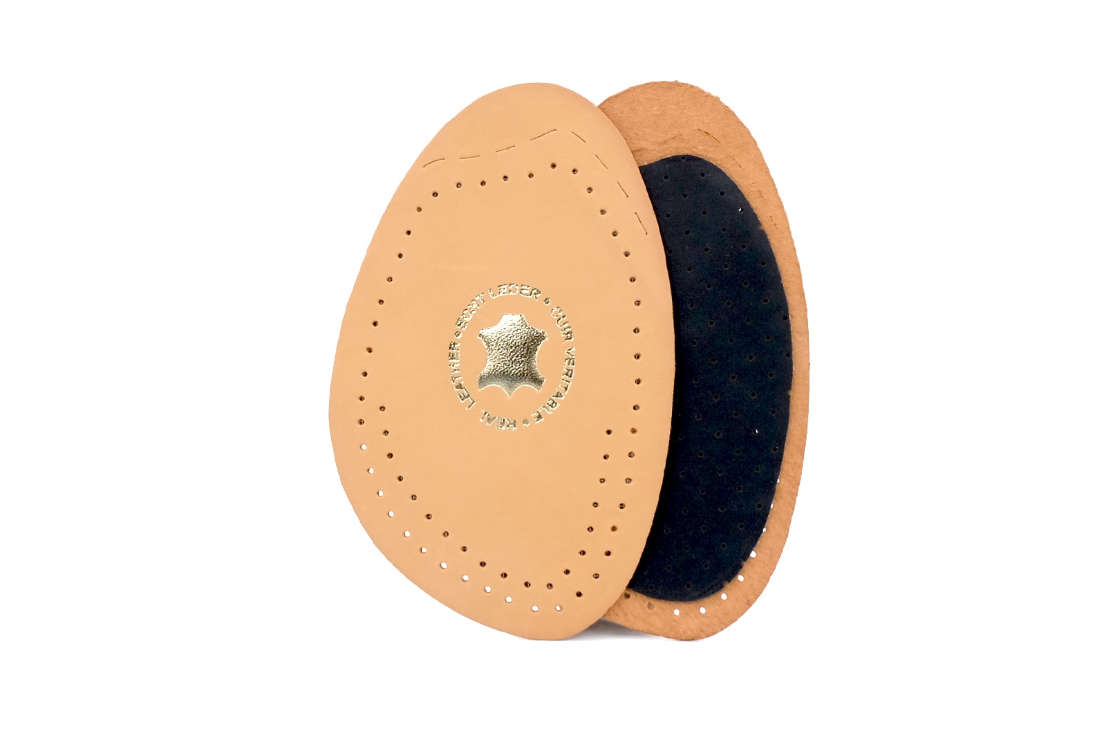 Leder Halbsohle mit Aktivkohle – atmungsaktiv & saugfähig
