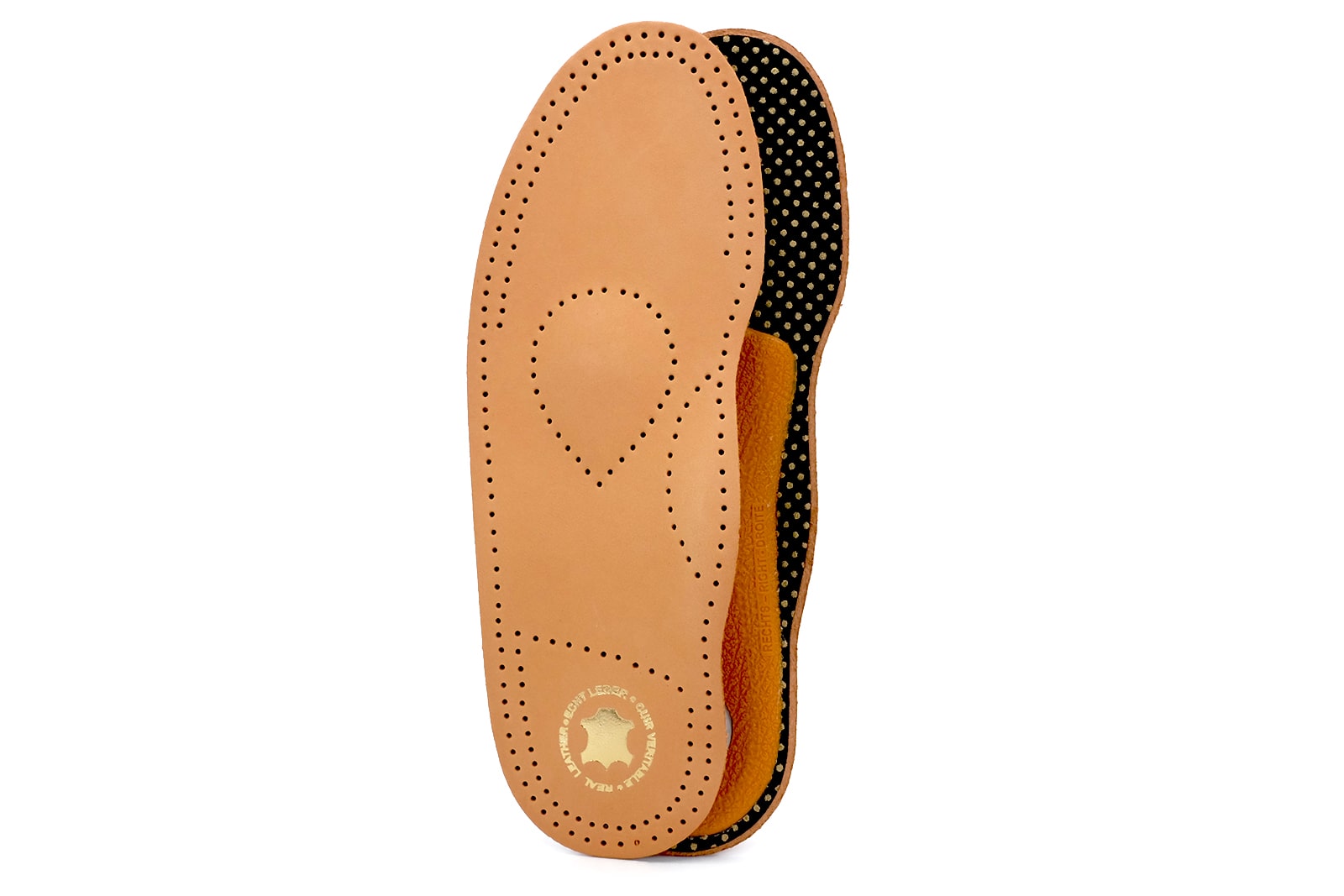 Leder Einlegesohle Komfort – Feuchtigkeit bindend & weich