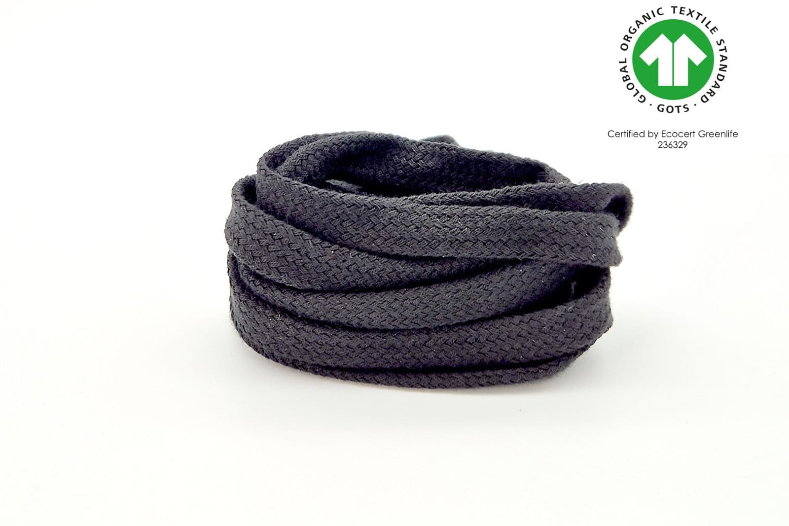 GOTS-zertifizierter Bio-Baumwoll-Flachsenkel für Sneaker