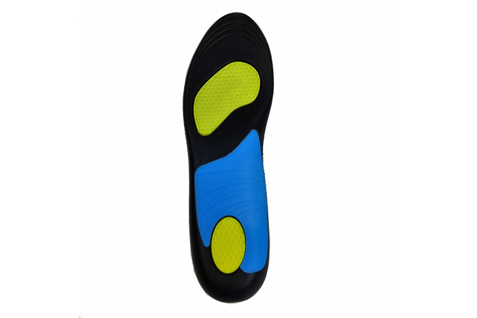 Dämpfende Arbeitssohle mit Vorfuß- & Fersenpolster