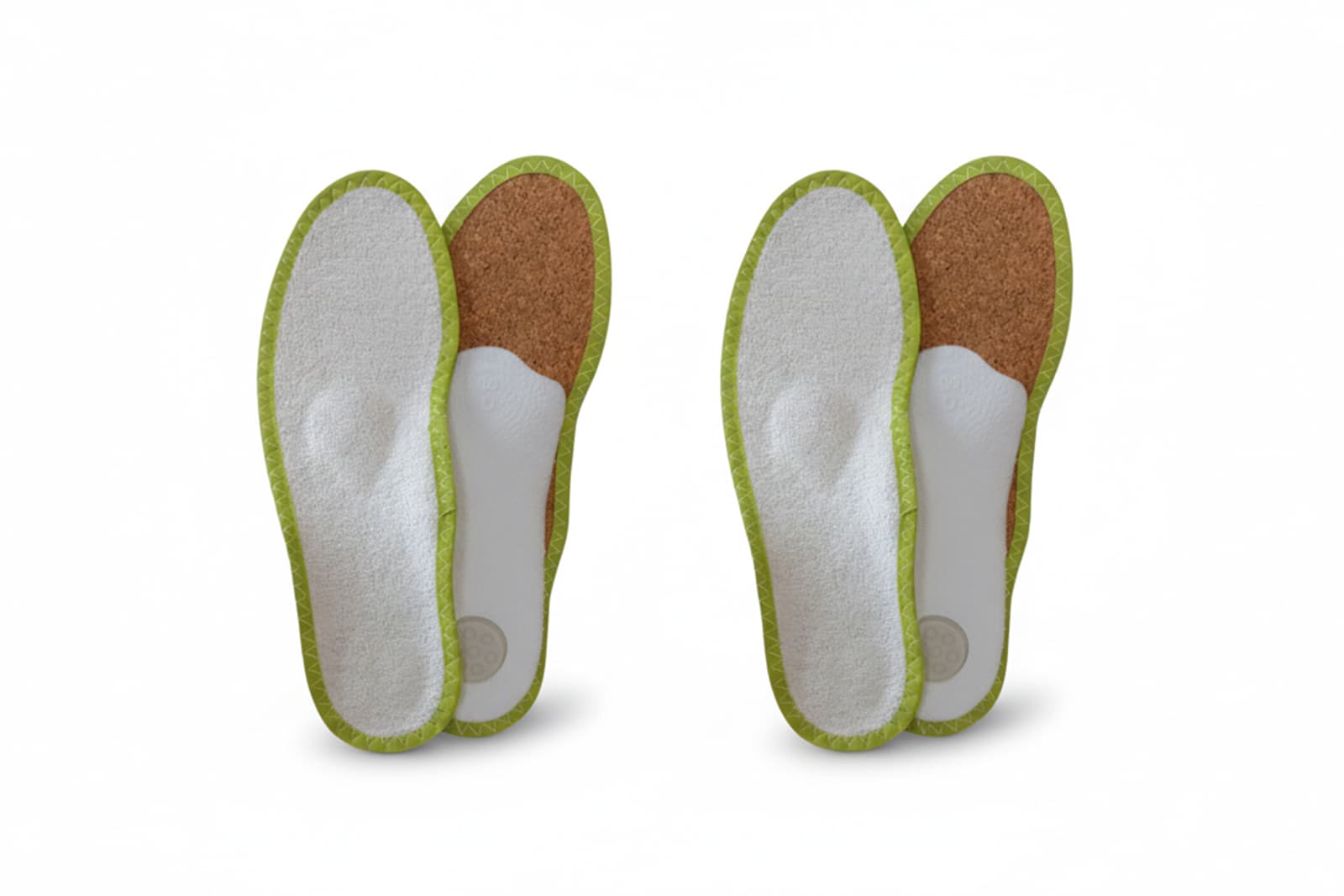 Bambus Fußbett atmungsaktive Einlegesohle, stützend, 2er Set