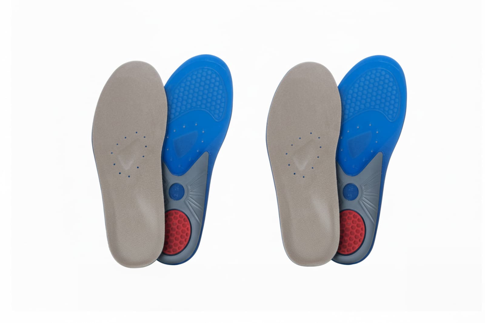 Gel Einlegesohle Sportlich – ideal beim Laufen & Jogging; 2er Set