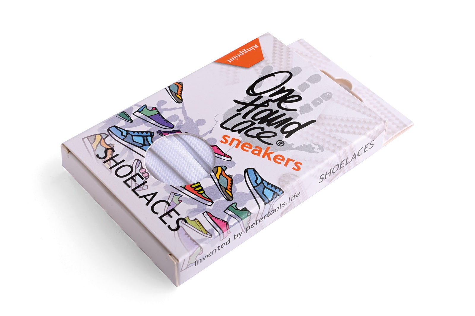 Flache Sneaker-Schnürsenkel – One-Hand System