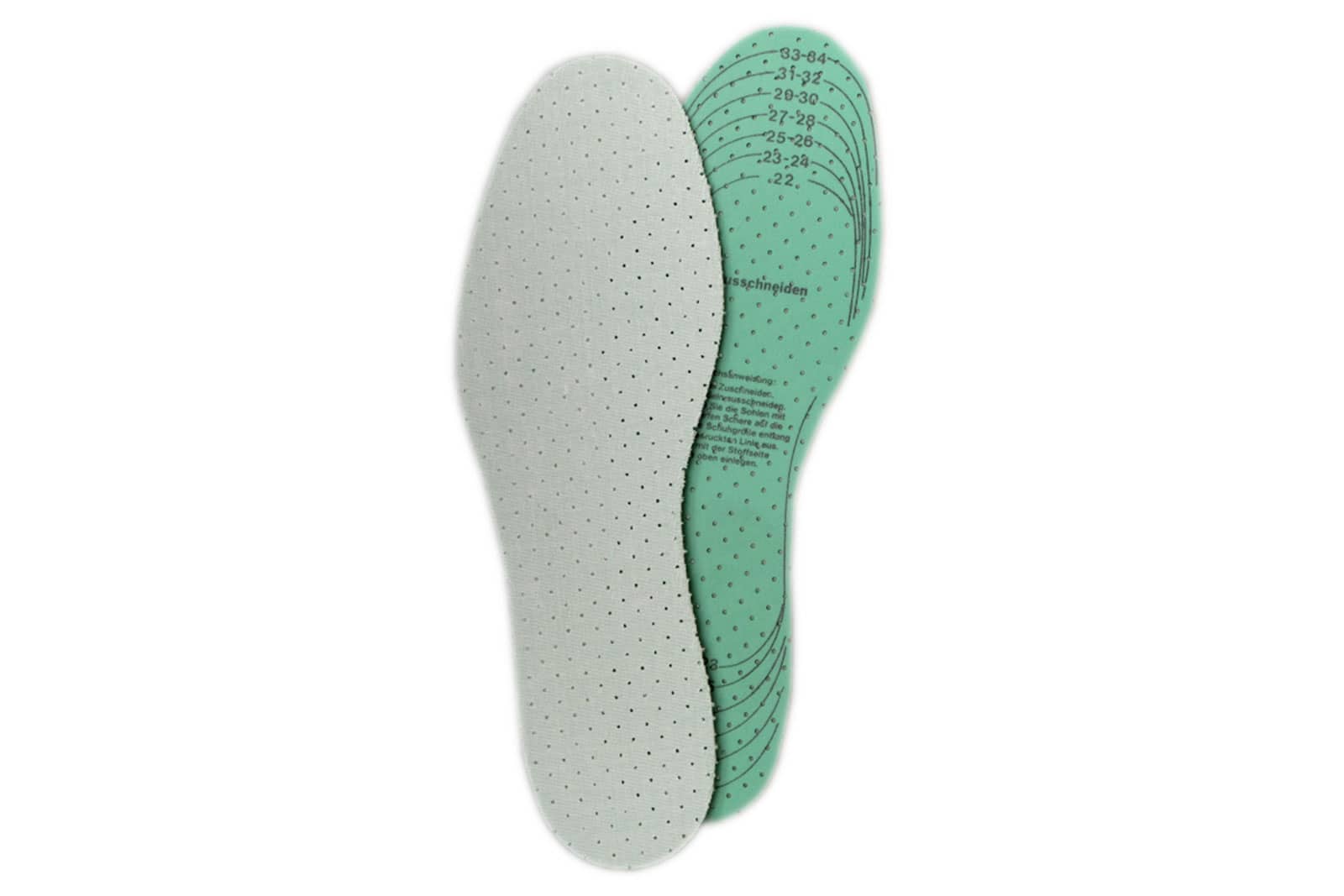 Stoßdämpfende Latex Kindersohle – zuschneidbar