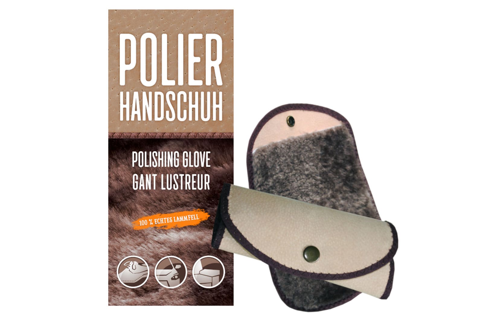 Polierhandschuh Lammfell – Für Glanz & Pflege