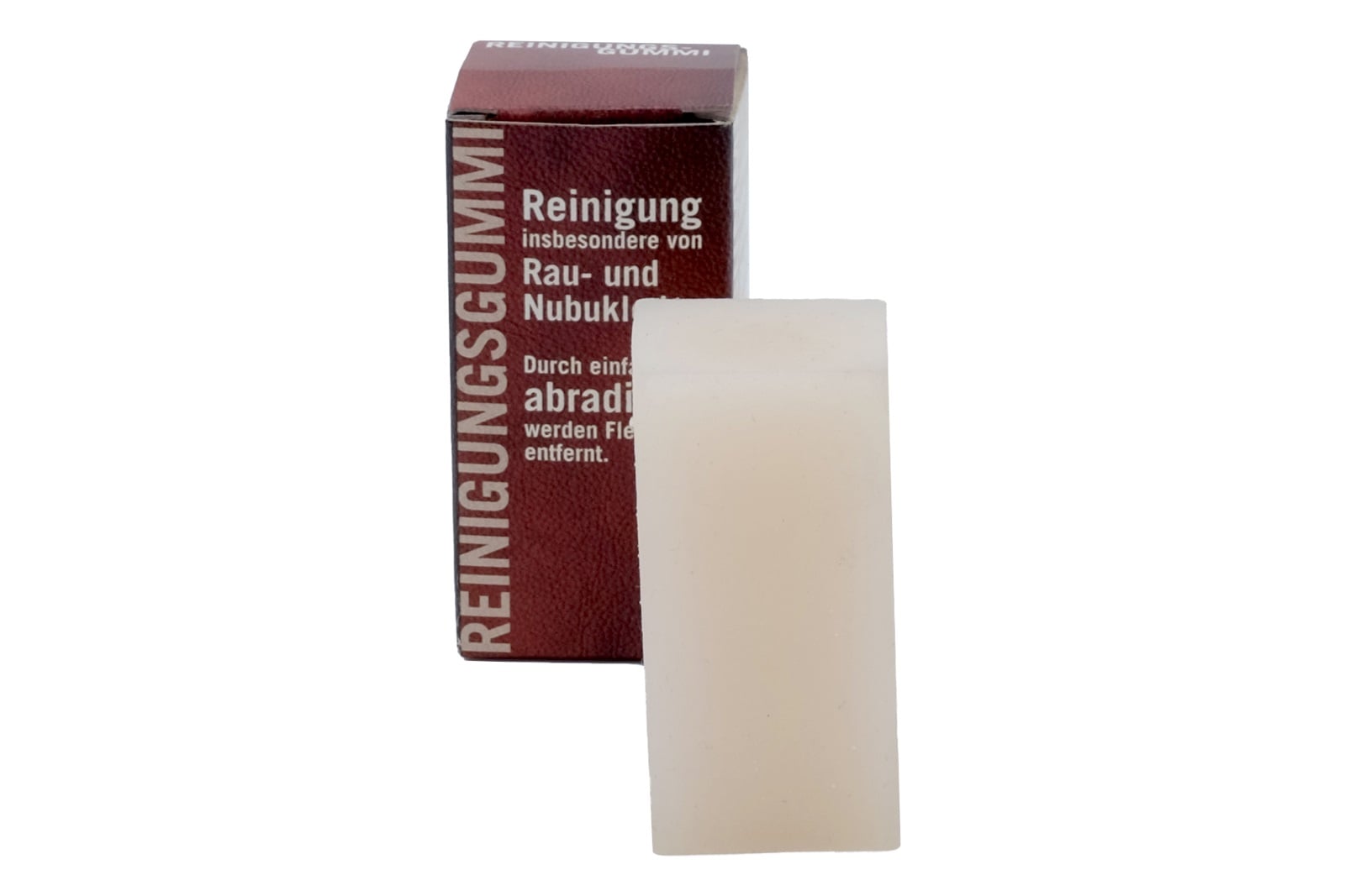 Reinigungsgummi für effektive Schuh- und Lederpflege